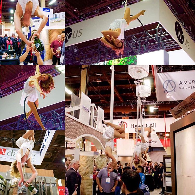 aerial bartenders #TISE2016