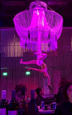 Aerial Artistry Aerial Bartenders or ‘Champagne Chandelier’